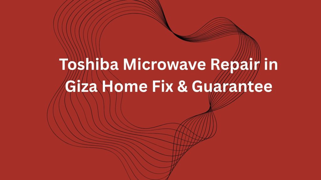 Why Choose Our Toshiba Microwave Repair Service in Giza?